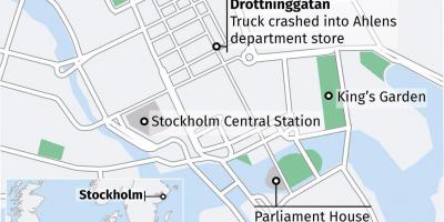 Քարտեզ дроттнинггатан Ստոկհոլմում