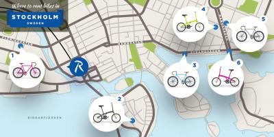 Ստոկհոլմում քաղաքային հեծանիվներ քարտ